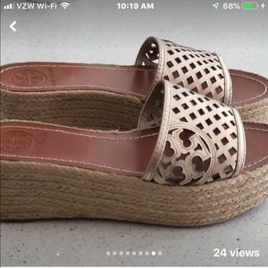 Tory Burch wedge slides